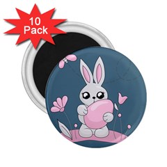 Easter Bunny  2 25  Magnets (10 Pack)  by Valentinaart