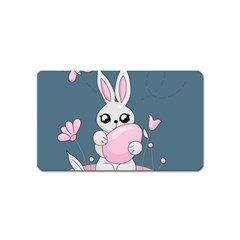 Easter Bunny  Magnet (name Card) by Valentinaart