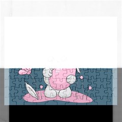 Easter Bunny  Rectangular Jigsaw Puzzl by Valentinaart