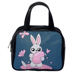 Easter Bunny  Classic Handbags (one Side) by Valentinaart