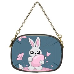 Easter Bunny  Chain Purses (one Side)  by Valentinaart