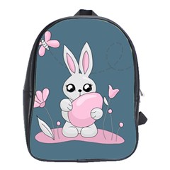 Easter Bunny  School Bag (large) by Valentinaart