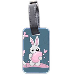 Easter Bunny  Luggage Tags (two Sides) by Valentinaart