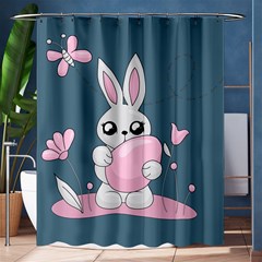 Easter Bunny  Shower Curtain 60  X 72  (medium)  by Valentinaart