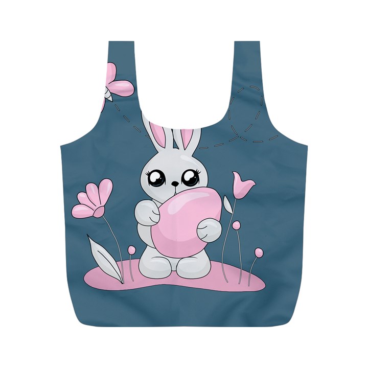 Easter bunny  Full Print Recycle Bags (M) 