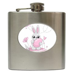 Easter bunny  Hip Flask (6 oz)