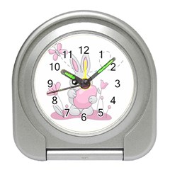 Easter bunny  Travel Alarm Clocks