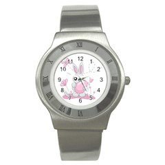 Easter bunny  Stainless Steel Watch