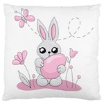 Easter bunny  Large Cushion Case (One Side) Front