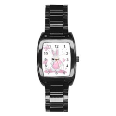 Easter bunny  Stainless Steel Barrel Watch