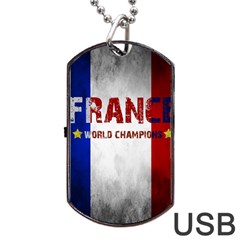 Football World Cup Dog Tag Usb Flash (two Sides) by Valentinaart