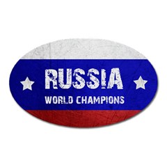 Football World Cup Oval Magnet by Valentinaart