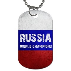 Football World Cup Dog Tag (two Sides)