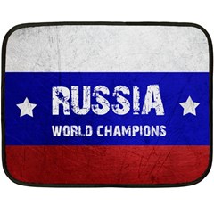 Football World Cup Fleece Blanket (mini) by Valentinaart