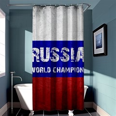 Football World Cup Shower Curtain 36  X 72  (stall)  by Valentinaart