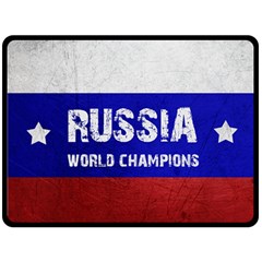 Football World Cup Double Sided Fleece Blanket (large)  by Valentinaart