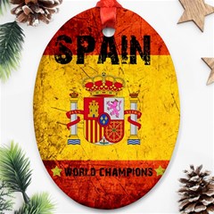 Football World Cup Ornament (oval) by Valentinaart