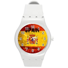 Football World Cup Round Plastic Sport Watch (m) by Valentinaart