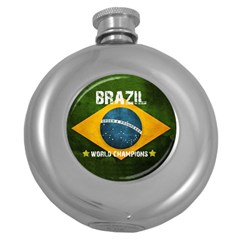 Football World Cup Round Hip Flask (5 oz)