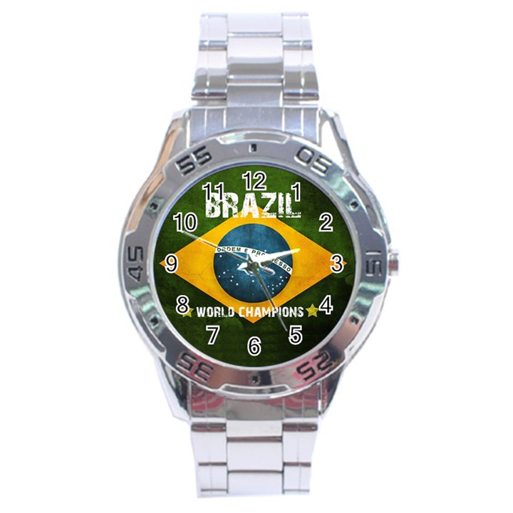 Football World Cup Stainless Steel Analogue Watch