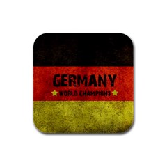 Football World Cup Rubber Square Coaster (4 Pack)  by Valentinaart