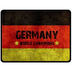 Football World Cup Fleece Blanket (large)  by Valentinaart