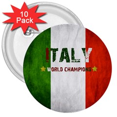 Football World Cup 3  Buttons (10 Pack)  by Valentinaart