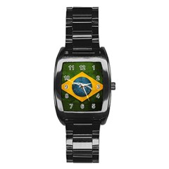 Football World Cup Stainless Steel Barrel Watch by Valentinaart