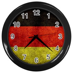 Football World Cup Wall Clocks (black) by Valentinaart