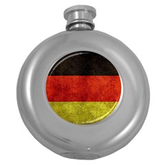 Football World Cup Round Hip Flask (5 Oz) by Valentinaart