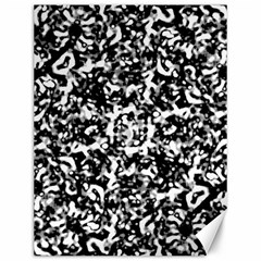 Black And White Abstract Texture Canvas 12  X 16   by dflcprints