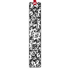 Black And White Abstract Texture Large Book Marks by dflcprints