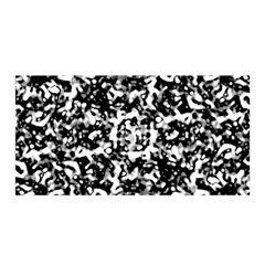 Black And White Abstract Texture Satin Wrap by dflcprints