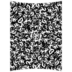 Black And White Abstract Texture Back Support Cushion by dflcprints