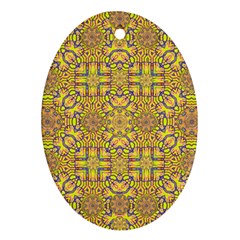 Forest Rainbow  Wood And Festive Soul Ornament (oval) by pepitasart