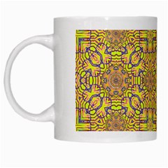 Forest Rainbow  Wood And Festive Soul White Mugs by pepitasart