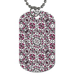 Boho Bold Vibrant Ornate Pattern Dog Tag (one Side) by dflcprints