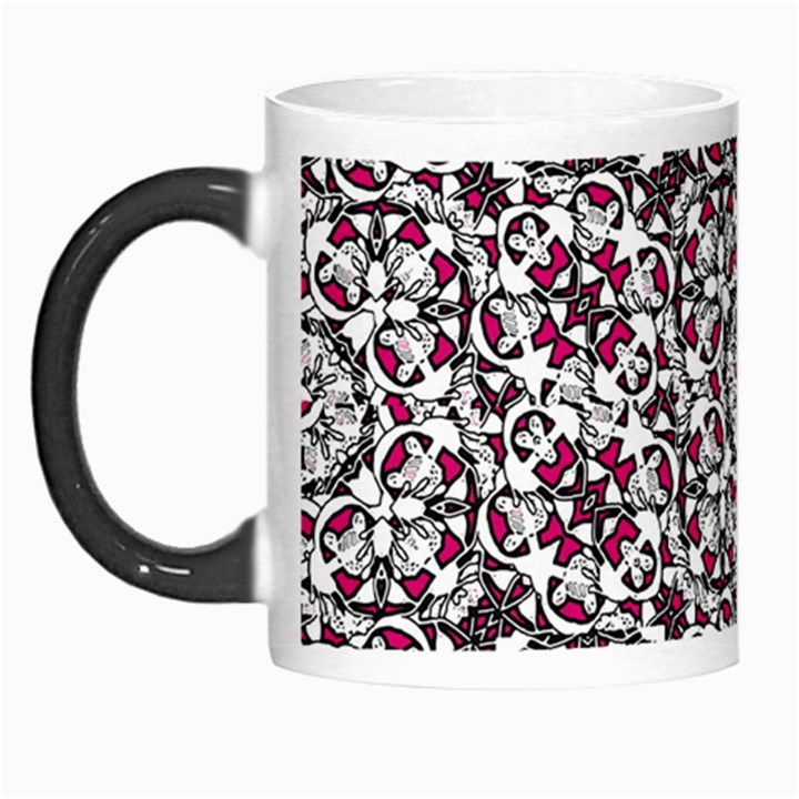 Boho Bold Vibrant Ornate Pattern Morph Mugs