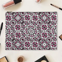 Boho Bold Vibrant Ornate Pattern Cosmetic Bag (xl) by dflcprints