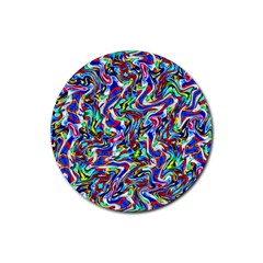 Pattern-10 Rubber Coaster (round) 