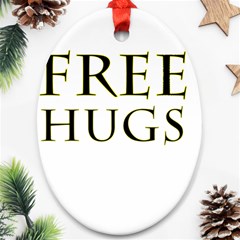 Freehugs Ornament (oval) by cypryanus