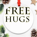 Freehugs Ornament (Round) Front