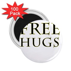 Freehugs 2 25  Magnets (100 Pack)  by cypryanus