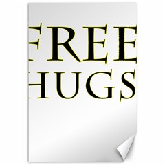 Freehugs Canvas 12  X 18  