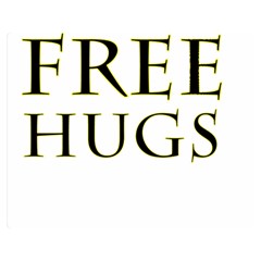 Freehugs Double Sided Flano Blanket (medium) 