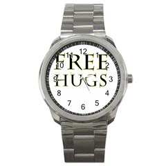 Freehugs Sport Metal Watch