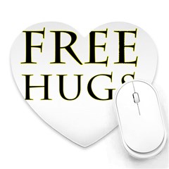 Freehugs Heart Mousepads by cypryanus