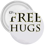 Freehugs 3  Buttons Front