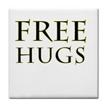 Freehugs Tile Coasters Front