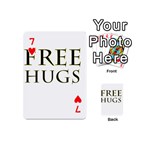 Freehugs Playing Cards 54 (Mini)  Front - Heart7